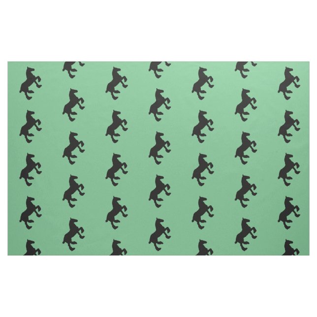 Zugpferd-Silhouette Stoff (Fat Quarter (45,7 x 55,9 cm))