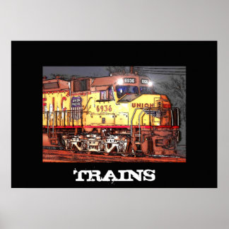 Zugplakat Poster