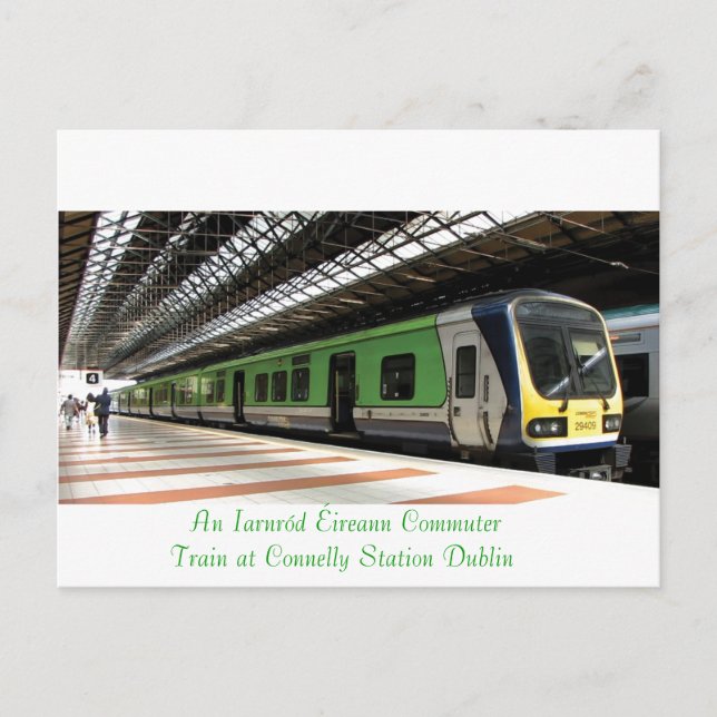 Zugpostkarte Postkarte (Vorderseite)