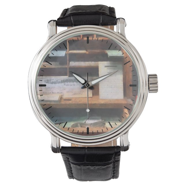 Zugreisebüro Armbanduhr (Vorderseite)