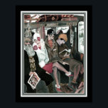 "Zugreisende" 1922 Art Deco Poster<br><div class="desc">Train Passenger,  1922 Art Deco Print for Jugend Magazine. 11x14 angezeigt. Ebenfalls erhältlich in den Standardgrößen 16x20,  8x10 sowie in Sondergrößen.</div>