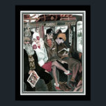 "Zugreisende" 1922 Art Deco Poster<br><div class="desc">Train Passenger, 1922 Art Deco Print for Jugend Magazine. 11x14 angezeigt. Ebenfalls erhältlich in den Standardgrößen 16x20, 8x10 sowie in Sondergrößen.</div>