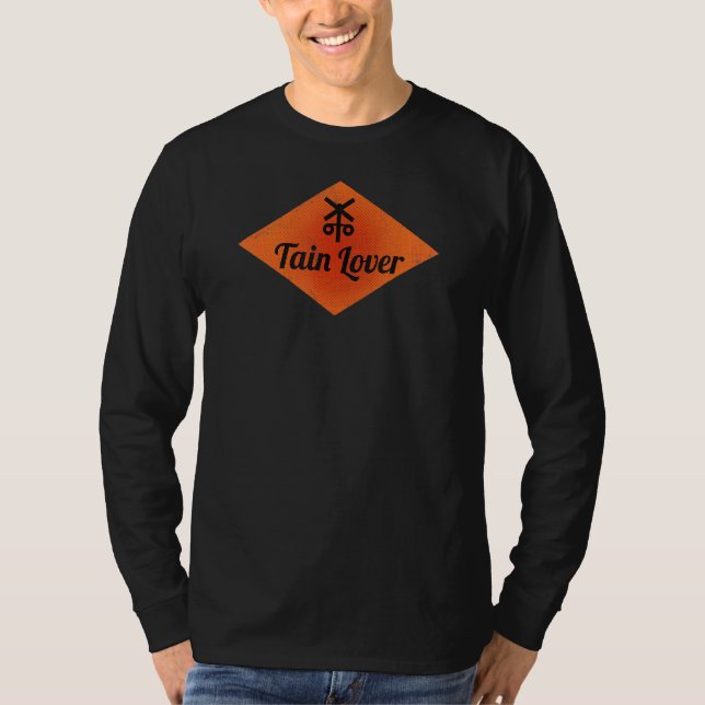 Zugschienenbahn T-Shirt (Vorderseite)