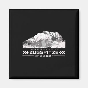 Zugspitze Alpen Wetterstein Gebirge Wandern Klette Magnet