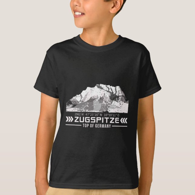 Zugspitze Alps Wetterstein Mountains Hiking Climbi T-Shirt (Vorderseite)