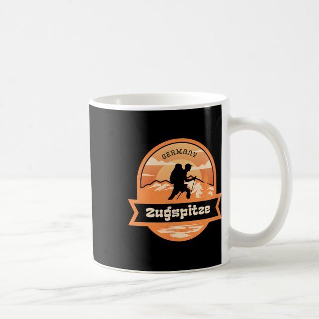 Zugspitze Climbing Germany Alps Mountains Tyrol Hi Kaffeetasse (Rechts)