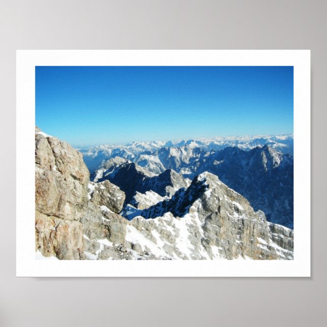 Zugspitze, Deutschland Poster (Vorne)