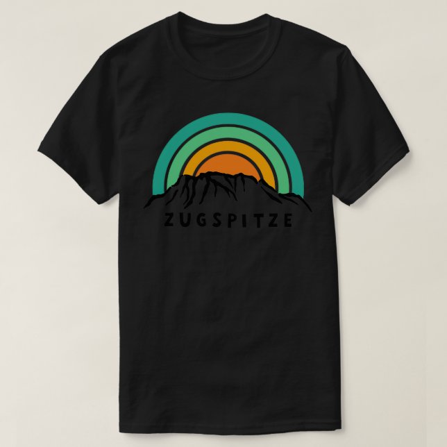 Zugspitze Garmisch Partenkirchen Bavaria Wandern M T-Shirt (Design vorne)