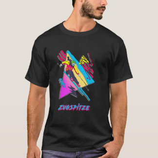 Zugspitze Retro Ski Skier Skiing Design Inspired T-Shirt