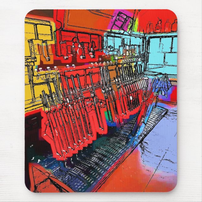 ZUGSTATIONEN MOUSEPAD (Vorne)