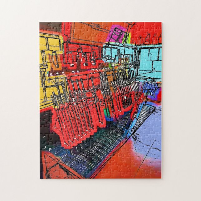 ZUGSTATIONEN PUZZLE (Vertikal)