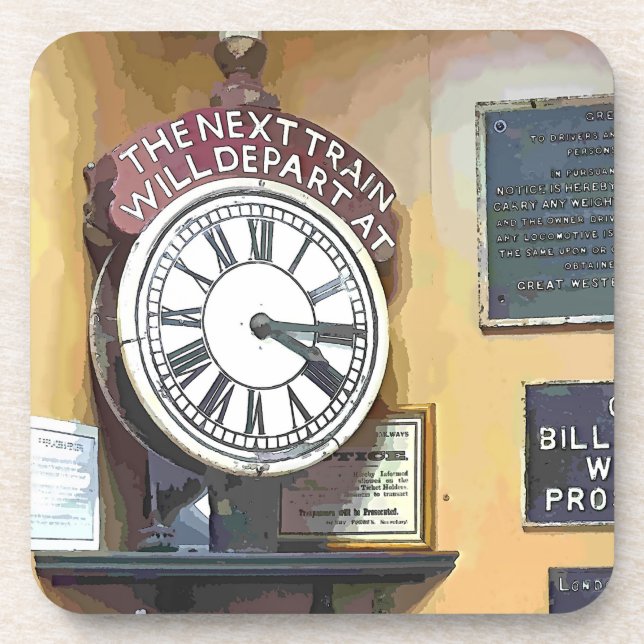 ZUGSTATIONEN UNTERSETZER (Vorderseite)