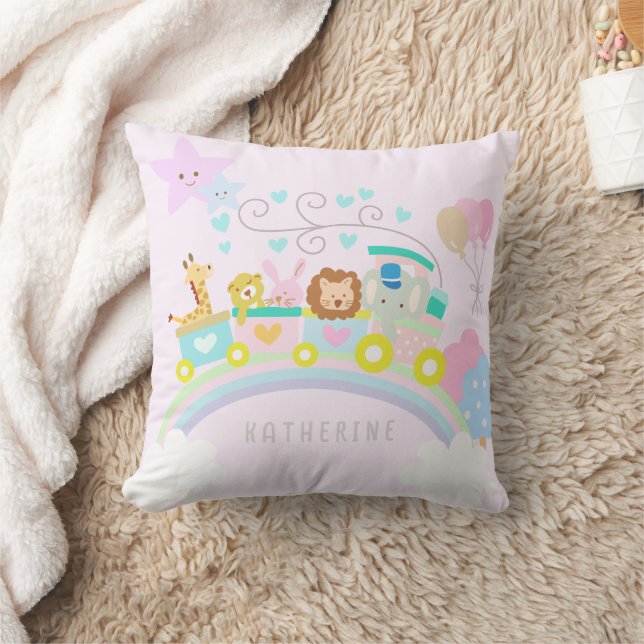 Zugtiere rosa kissen (Decke)