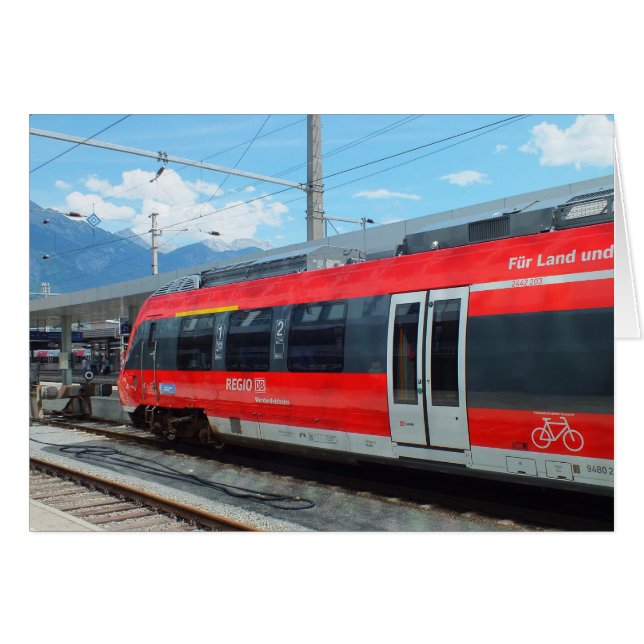 Zugtransportkarte (Vorderseite (Horizontal))