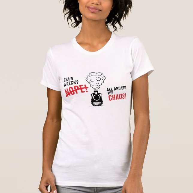 Zugunglück T-Shirt (Vorderseite)