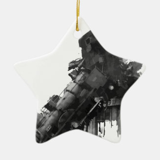 Zugwrack Keramik Ornament