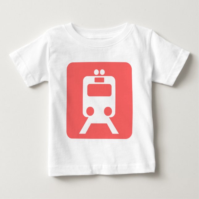 Zugzeichen - baby t-shirt (Vorderseite)