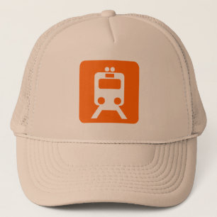 Zugzeichen - Orange Truckerkappe