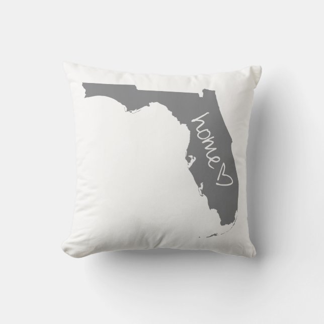 Zuhause <3 Florida Kissen (Vorderseite)