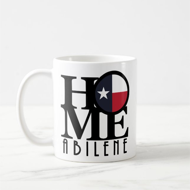 ZUHAUSE Abilene, Texas 11oz Kaffeetasse (Links)