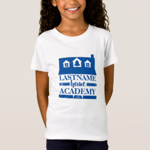 Zuhause Academy Personalisiert Blue Homeschool Hou T-Shirt
