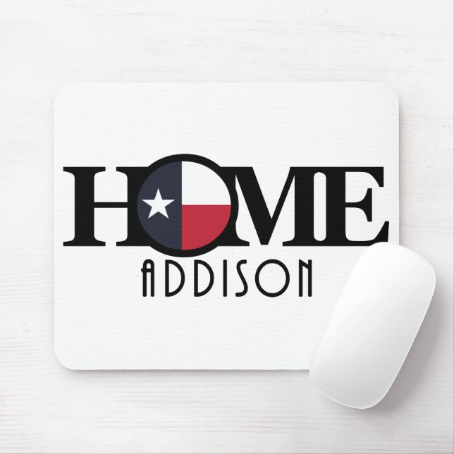 ZUHAUSE Addison Texas Mousepad (Mit Mouse)