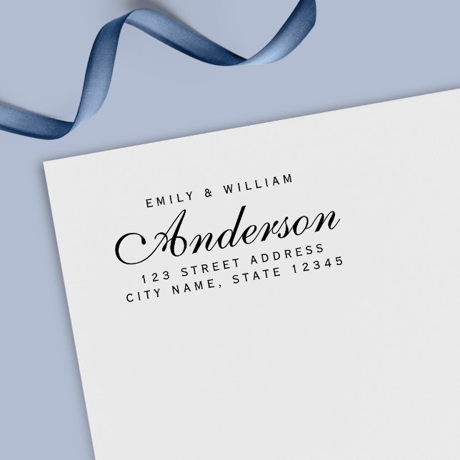 Zuhause-Adresse für benutzerdefinierte Elegante-Co Permastempel (Von Creator hochgeladen)