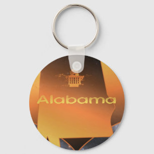 Zuhause Alabama Schlüsselanhänger
