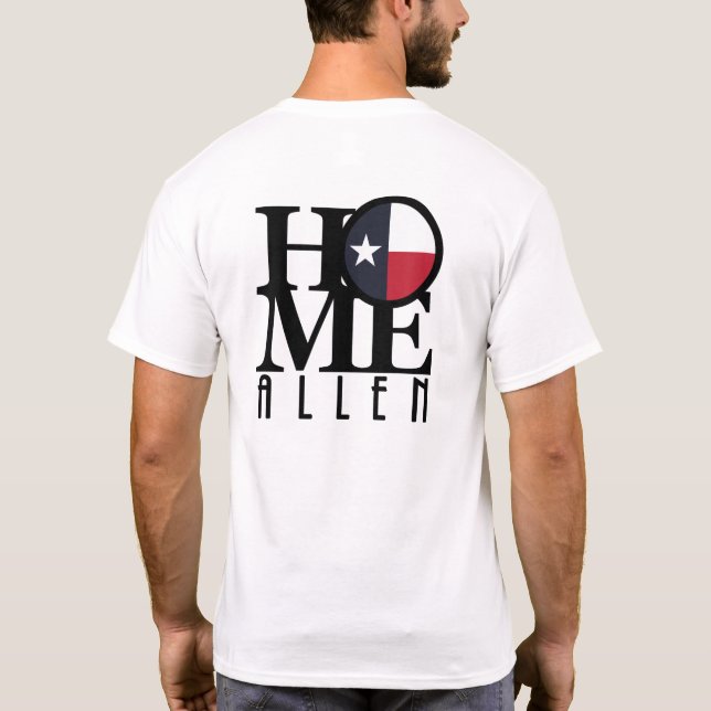 ZUHAUSE Allen Texas T-Shirt (Rückseite)