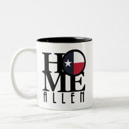 ZUHAUSE Allen Texas Zweifarbige Tasse