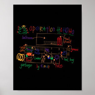 Zuhause Alone 2 Die Zeichnend Operation H Poster