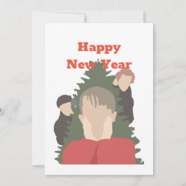 Zuhause-alone-Kunst Dankeskarte