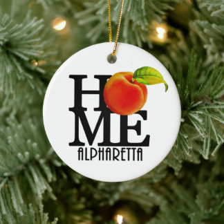 ZUHAUSE Alpharetta Georgia Keramik Ornament