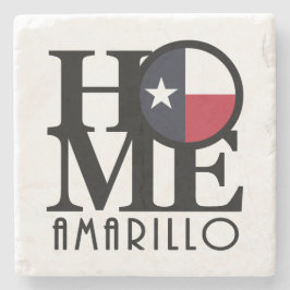 ZUHAUSE Amarillo Steinuntersetzer