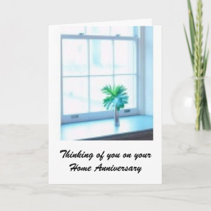 Zuhause Anniversary - Real Anwesen Agent Grußkarte Karte