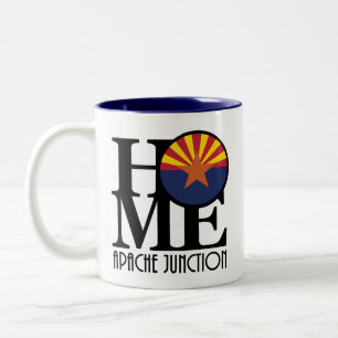 ZUHAUSE Apache Junction Zweifarbige Tasse