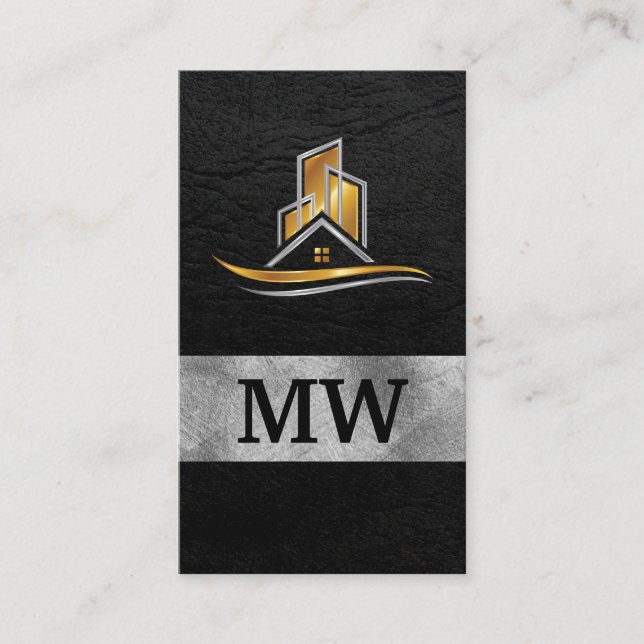 Zuhause Architect Real Anwesen Logo Visitenkarte (Vorderseite)