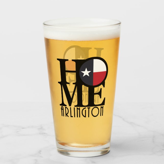 ZUHAUSE Arlington Texas Glas (Vorne (Gefüllt))