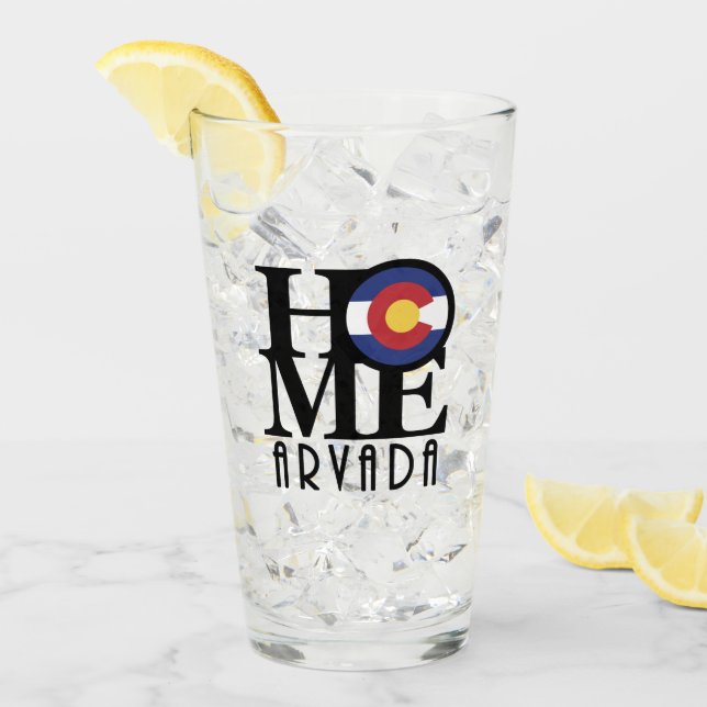 ZUHAUSE Arvada Colorado Glas (Vorderseite Ice)