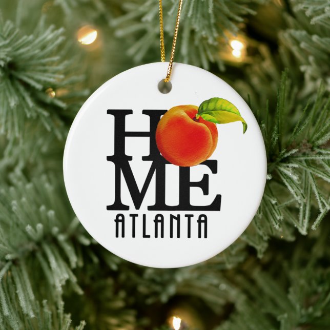 ZUHAUSE Atlanta Georgia Keramik Ornament (Baum)