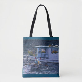 "Zuhause auf dem Wasser" Tote-Tasche