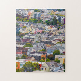 Zuhause auf einem Hillside Puzzle