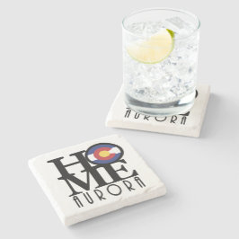 ZUHAUSE Aurora Colorado Steinuntersetzer