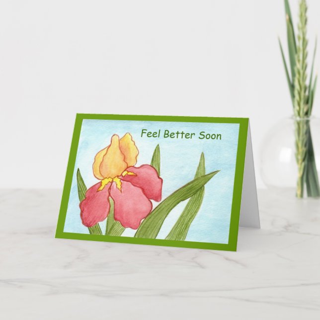 Zuhause aus der Krankenhauskarte Karte (Vorderseite)