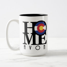 ZUHAUSE Avon Colorado 15oz Zweifarbige Tasse