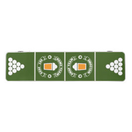 Zuhause & Away Team Beer-Logo - Bewaldete Green Cu Beer Pong Tisch