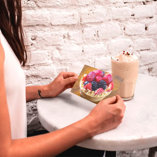 Zuhause Baked Berry Tart Postkarte