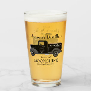 Zuhause Bar Fun Moonshine Pint Beer Glass Trinkbeh Glas