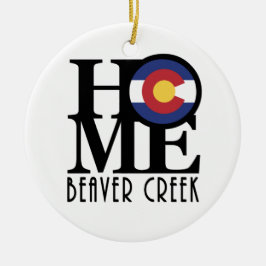ZUHAUSE Beaver Creek CO Keramik Ornament