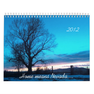 Zuhause bedeutet Nevada… Kalender